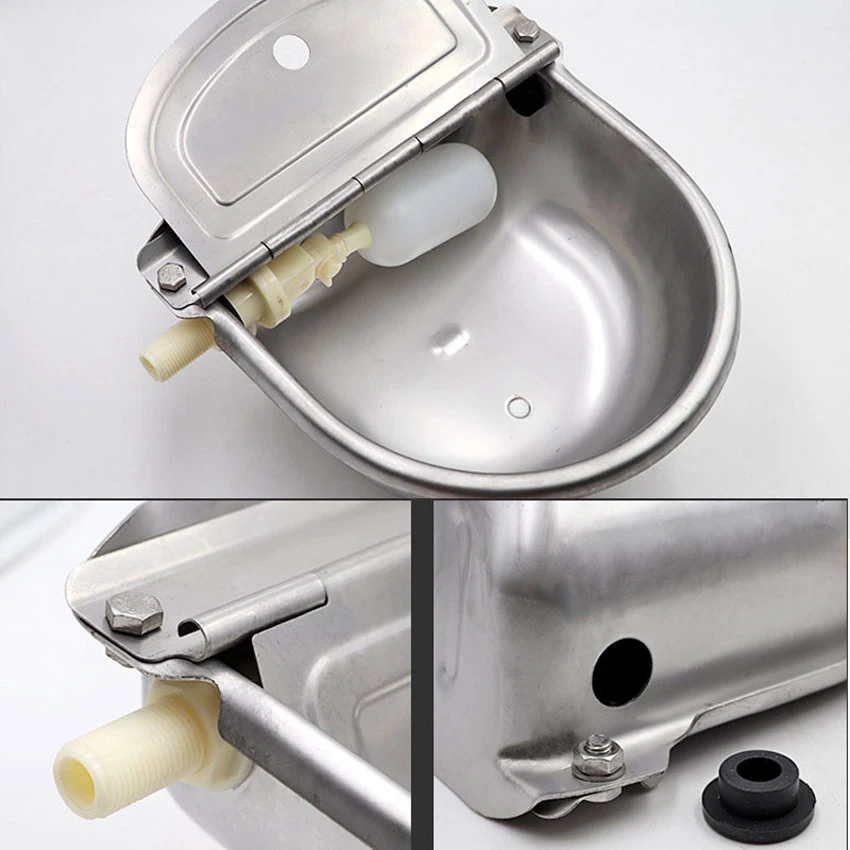 detail of Stainless steel drinking bowl for cattle detail of Stainless steel drinking bowl for cattle
